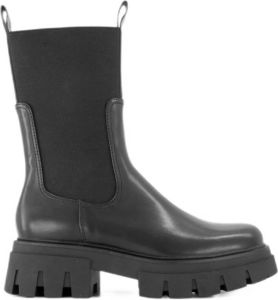 Chunky chelsea boots zwart