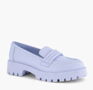 Oxmox Lichtblauwe chunky loafer