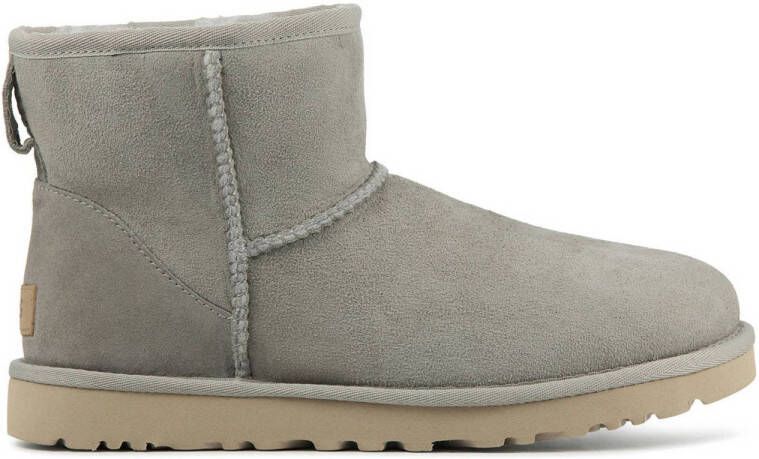 UGG Classic Mini II suède enkelboots grijs