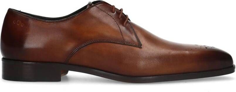 Heritage Heren Cognac leren veterschoenen