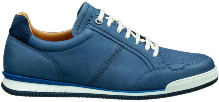 Van Lier Magnus nubuck sneakers blauw