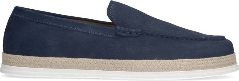 Manfield nubuck loafers blauw