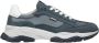 Van Lier Raptor chunky suède sneakers grijsblauw - Thumbnail 1
