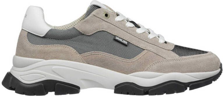 Van Lier Raptor suède sneakers taupe