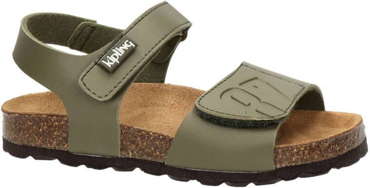 Kipling Guy sandaal kaki Groen Jongens Imitatieleer 26 - Foto 4