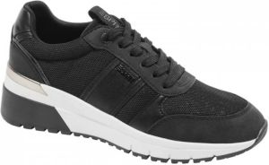 ESPRIT sneakers zwart zilver