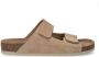 Manfield Heren Beige suède slippers - Thumbnail 1