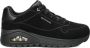Skechers Uno Rugged suède sneakers zwart - Thumbnail 1