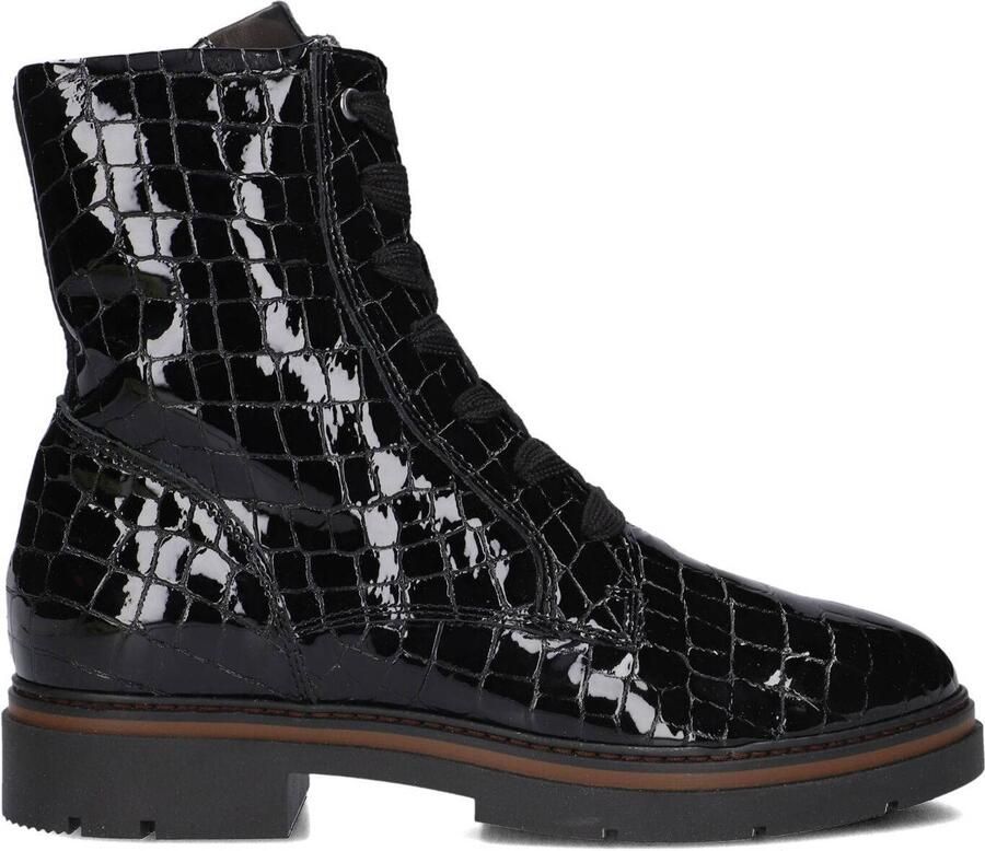 DL SPORT Veterboots Dames 6769 Lakleer Zwart