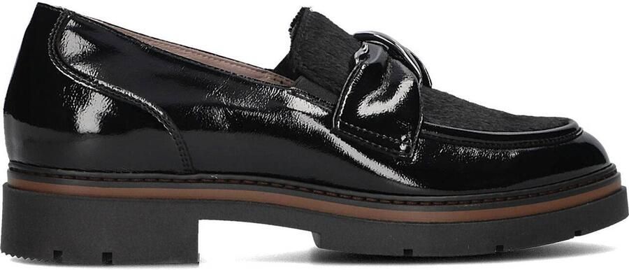 DL SPORT Loafers Dames 6766 Lakleer Zwart