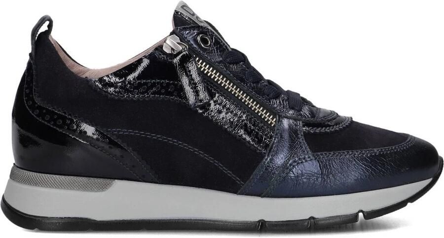 DL SPORT Lage Sneakers Dames 6719 Leer Blauw