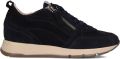 DL SPORT Lage Sneakers Dames 7116 Suède Blauw - Blauw