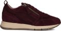 DL SPORT Lage Sneakers Dames 7116 Suède Rood - Bordeaux