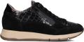 DL SPORT Lage Sneakers Dames 7118 Suède Zwart - Zwart