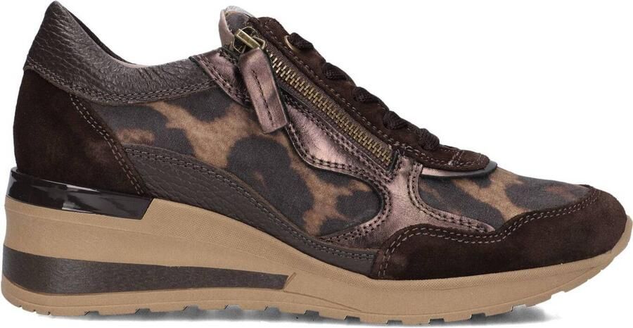 DL SPORT Lage Sneakers Dames 7164 Textiel Bruin