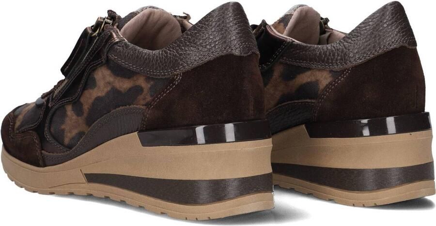 DL SPORT Lage Sneakers Dames 7164 Textiel Bruin - Foto 3