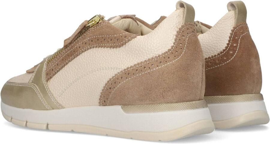 DL SPORT Lage Sneakers Dames Emma Leer Beige - Foto 2
