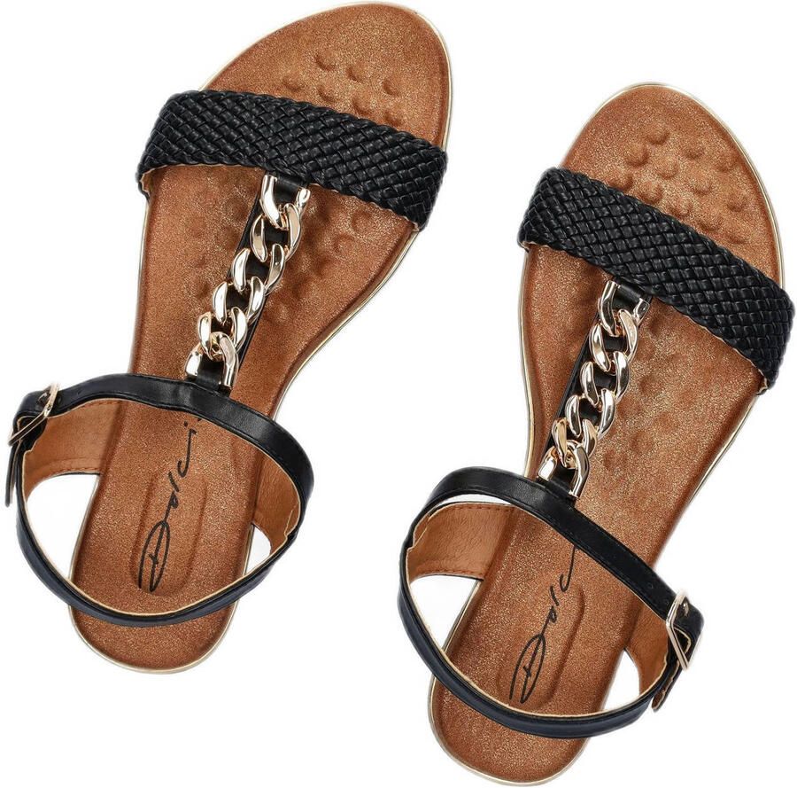 Dolcis sandalen zwart