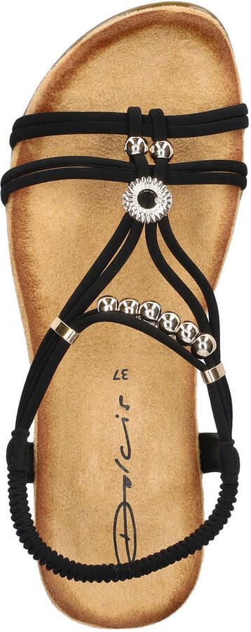 Dolcis suèdelook sandalen zwart - Foto 2