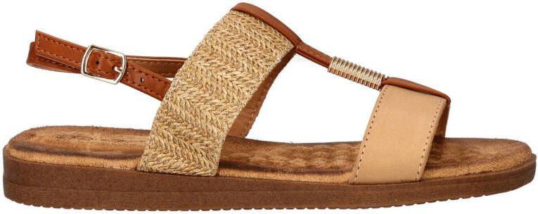 Dolcis sandalen beige cognac