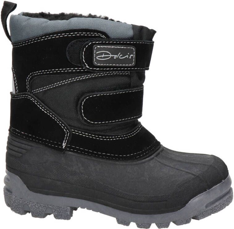 Dolcis snowboots zwart Textiel 38