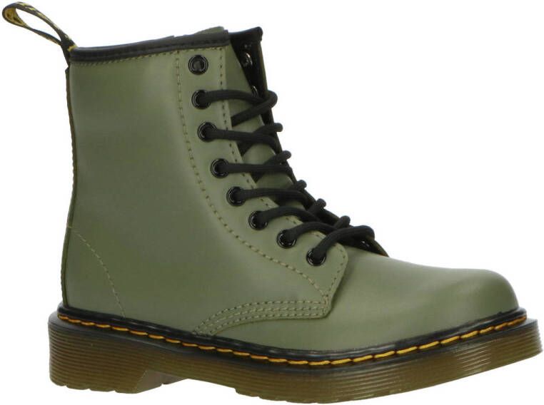 Dr. Martens 1460 J Romario leren veterboots kaki