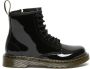 Dr. Martens 1460 Patent Kleuter Tiener leren veterboots zwart Meisjes Leer 36 - Thumbnail 2