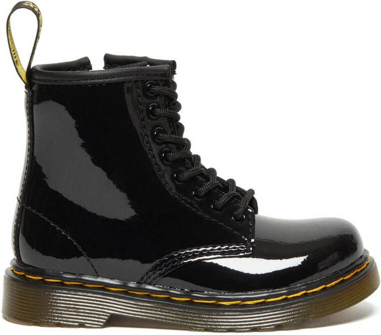 Dr. Martens 1460 Patent Peuter leren veterboots zwart