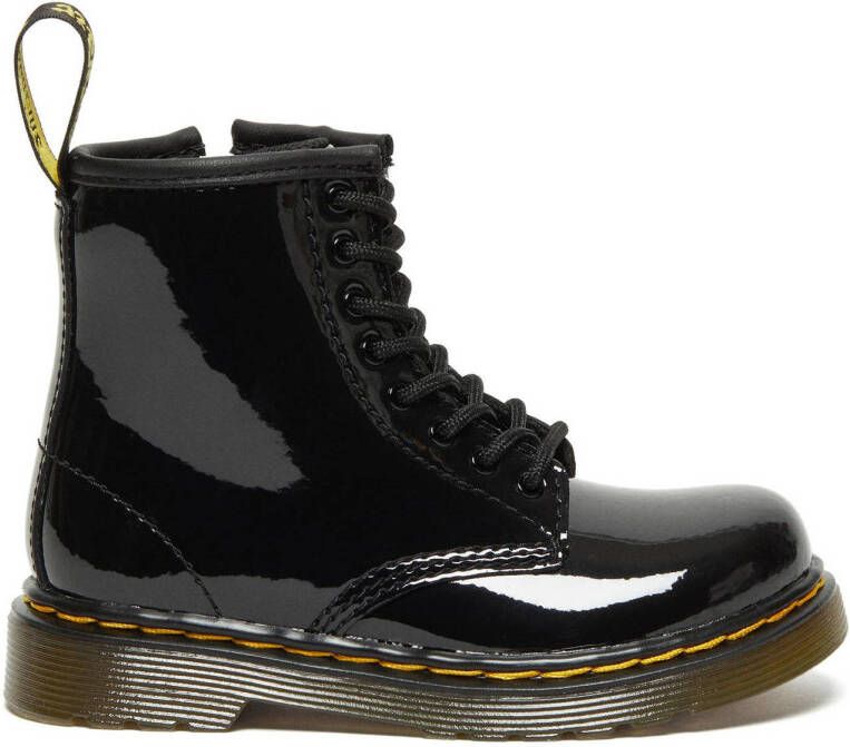 Dr. Martens 1460 Patent Kleuter Tiener leren veterboots zwart Meisjes Leer 36