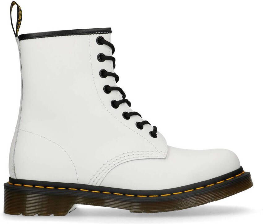 Dr. Martens 1460 Smooth White leren veterboots wit