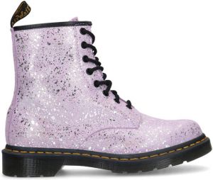 Dr. Martens 1460 suède metallic veterboots paars