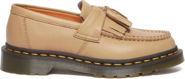 Dr. Martens Beige Leren Platte Schoenen Vrouwen Lente Zomer Beige Dames