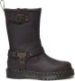 Dr. Martens Anistone Hi leren bikerboots bruin - Thumbnail 2