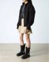 Dr. Martens Anistone Hi leren bikerboots zwart - Thumbnail 1