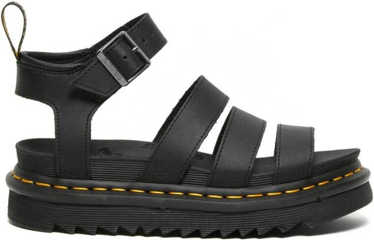 Dr. Martens Blaire leren sandalen zwart