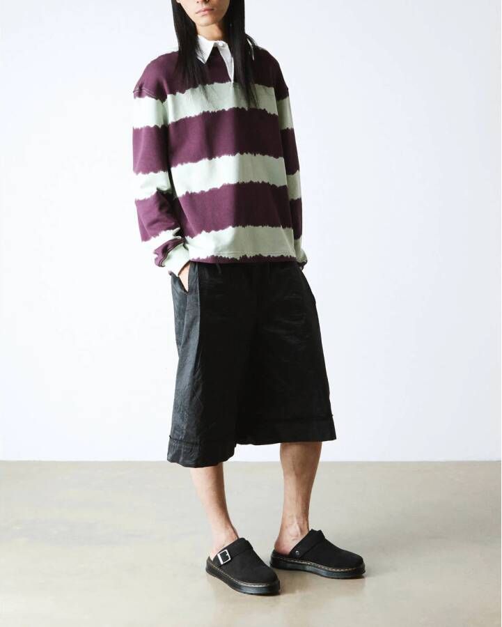 Dr. Martens Klompen Brookline Mule Black Bronx Suede