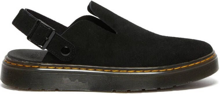 Dr martens Carlson black | muiltjes van suède Zwart Suede Muiltjes Dames