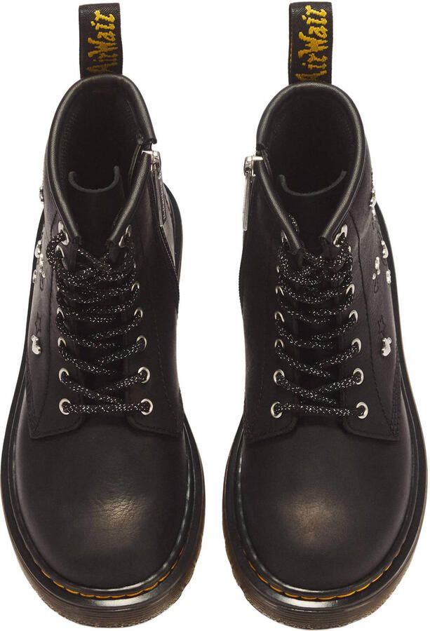 Dr. Martens 1460 Hs leren enkelboots met studs zwart - Foto 3