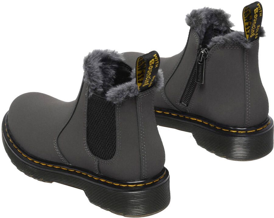 Dr. Martens 2976 Leonore gevoerde suèdeenkelboots Gunmetal Soho Buck - Foto 4