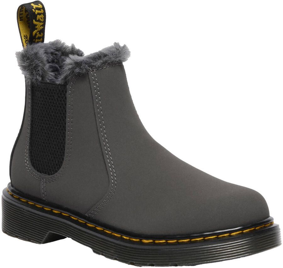 Dr. Martens 2976 Leonore gevoerde suèdeenkelboots Gunmetal Soho Buck - Foto 3