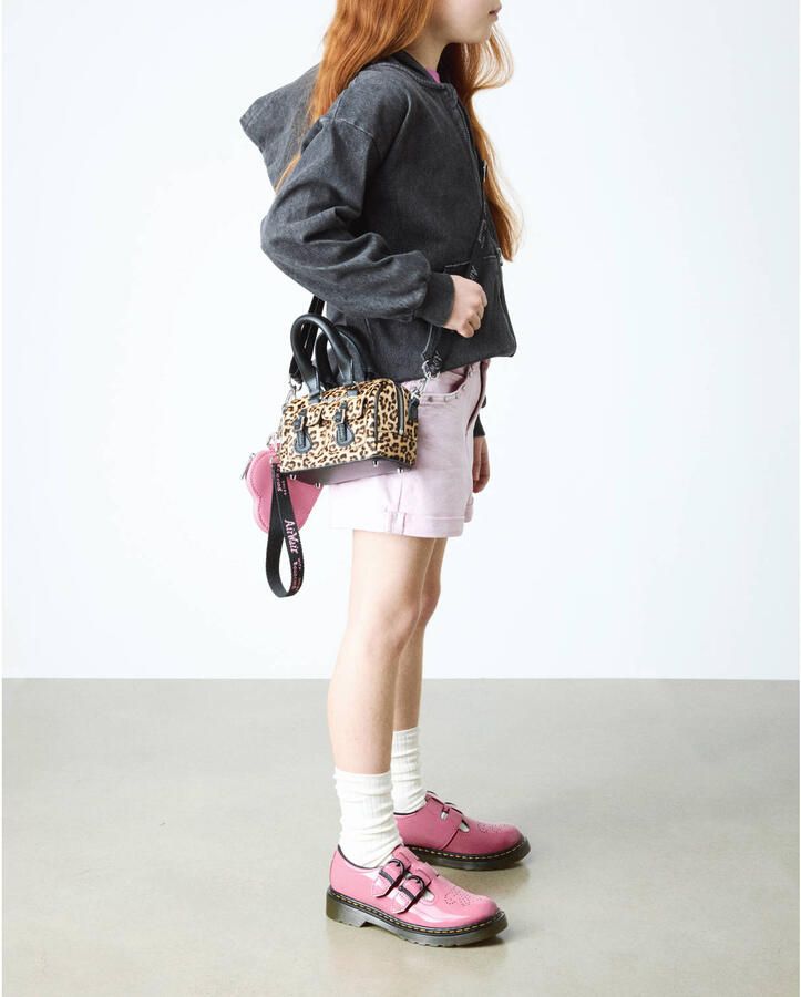 Dr. Martens 8065 lakleren Mary Jane schoenen roze