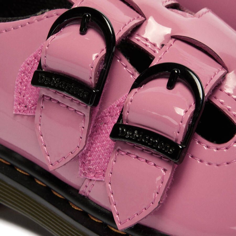 Dr. Martens 8065 lakleren Mary Jane schoenen roze - Foto 2
