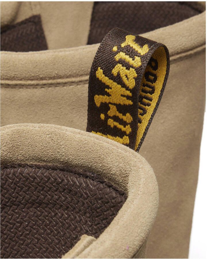 Dr. Martens Anistone Hi Pull On suède bikerboots Savannah Tan - Foto 3