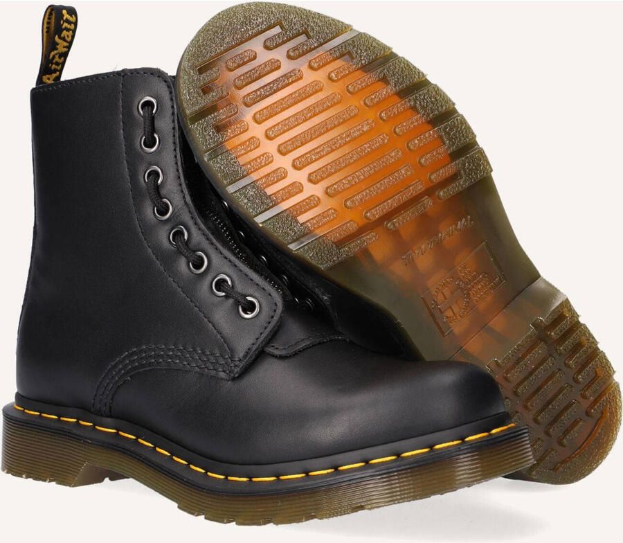 Dr Martens Dr. martens 1460 Pascal Front Zip Dames Veterboots Mat Zwart - Foto 2