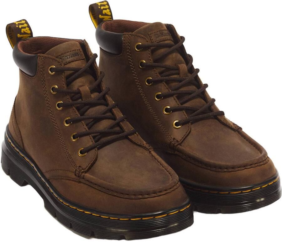 Dr. Martens Bridwell Chukka leren veterboots met profielzool donkerbruin - Foto 2