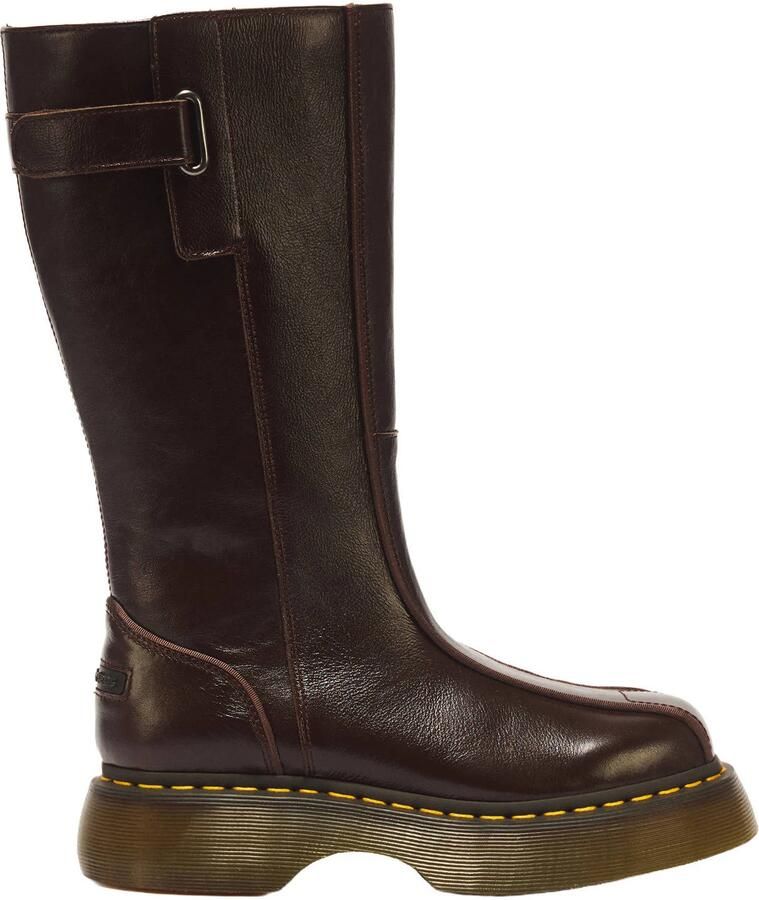 Dr. Martens Laarzen BUZZ HIGH BOOT DARK BROWN MILLED GLOSS