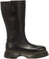 Dr. Martens Laarzen BUZZ HIGH BOOT BLACK MILLED GLOSS - Zwart
