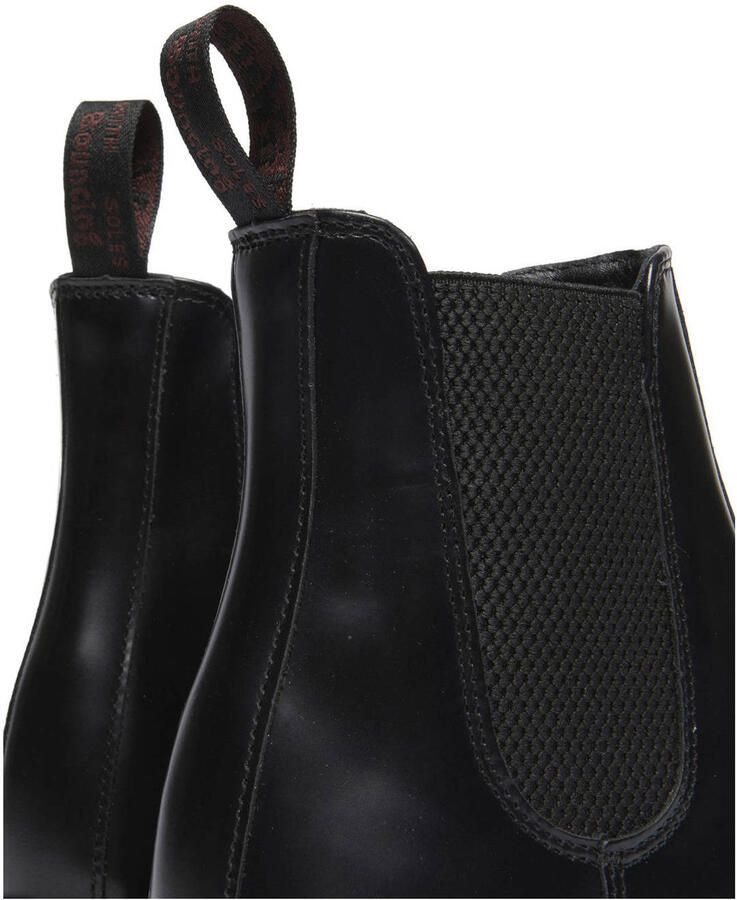 Dr. Martens Klassieke Chelsea Boots Flora Zwart Leer - Foto 3