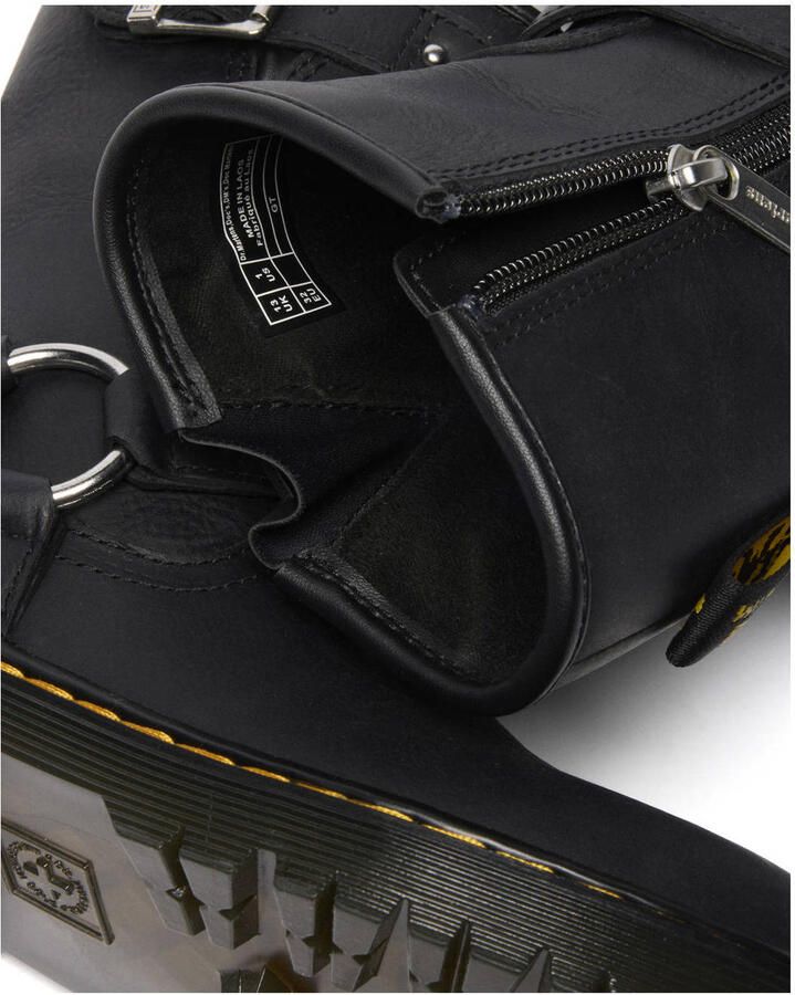 Dr. Martens Genaya J leren bikerboots zwart - Foto 3