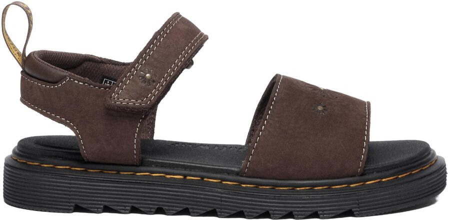 Dr. Martens Peuter Kleuter nubuck sandalen bruin